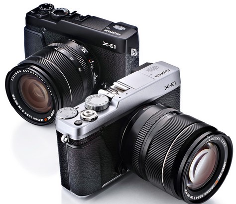 Появились фото беззеркальной Fujifilm X-E1 и компактной XF1